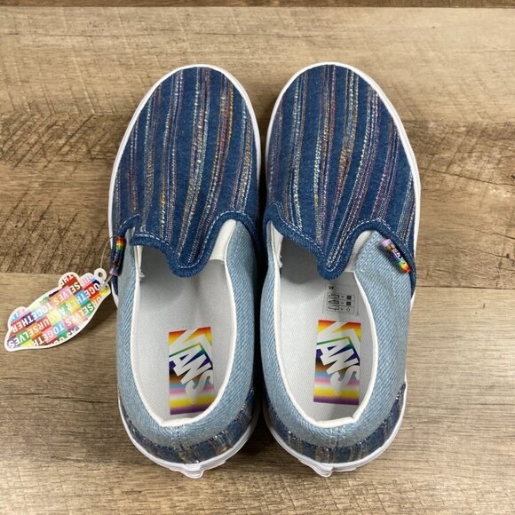 VANS Classic Slip On Together As Ourselves Classic Shoes Mens 6 Womens 7.5 NEW - Picture 6 of 10